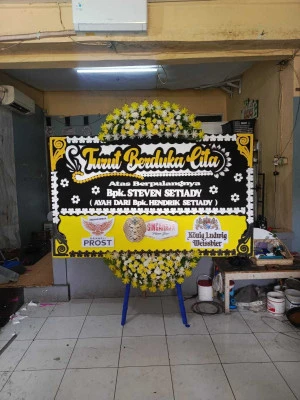 Papan Bunga di Venue Wedding Ciputat